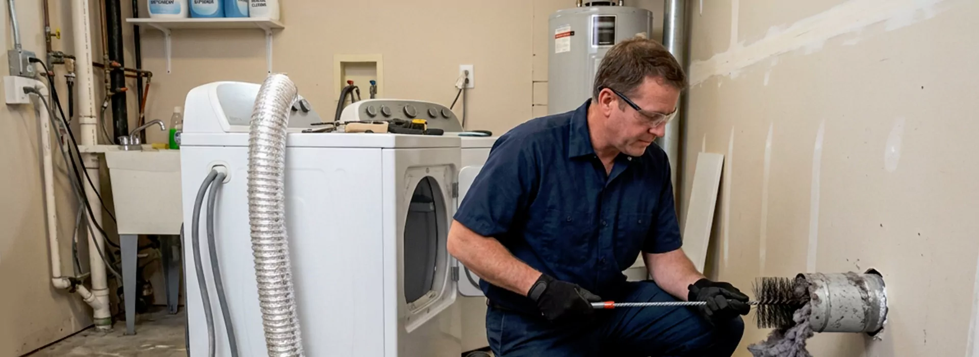 Clogged Dryer Vent Repair in North Bergen, New Jersey