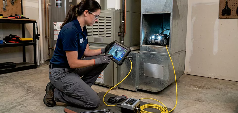 Robotic Duct Inspection in North Bergen